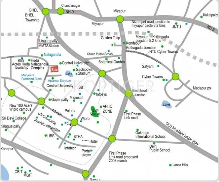 Sai Raghavendra Magnificent Habitat Location Plan