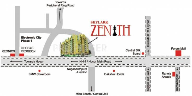  zenith Images for Location Plan of Skylark Group Zenith