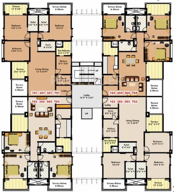 Images for Cluster Plan of Kumar Picasso