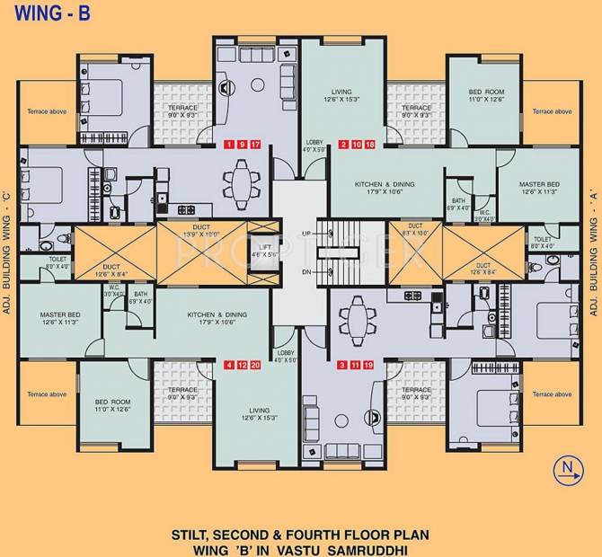 Images for Cluster Plan of PS Developers Vastu Samruddhi