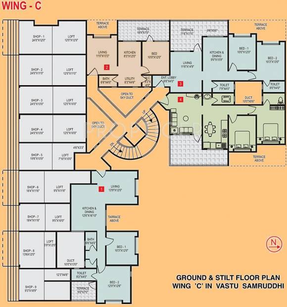 Images for Cluster Plan of PS Developers Vastu Samruddhi