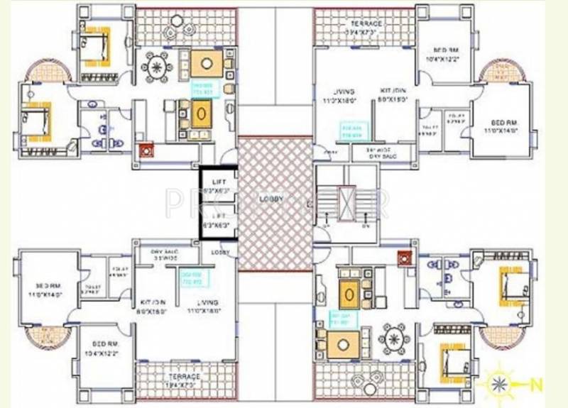 Images for Cluster Plan of Magarpatta Sylvania