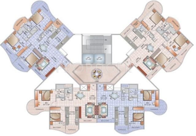  sai-pearls Tower1 Cluster Plan