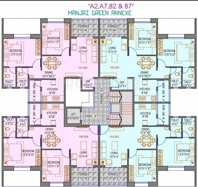  manjari-greens-annexe Images for Cluster Plan of Magnus Manjri Greens Annexe