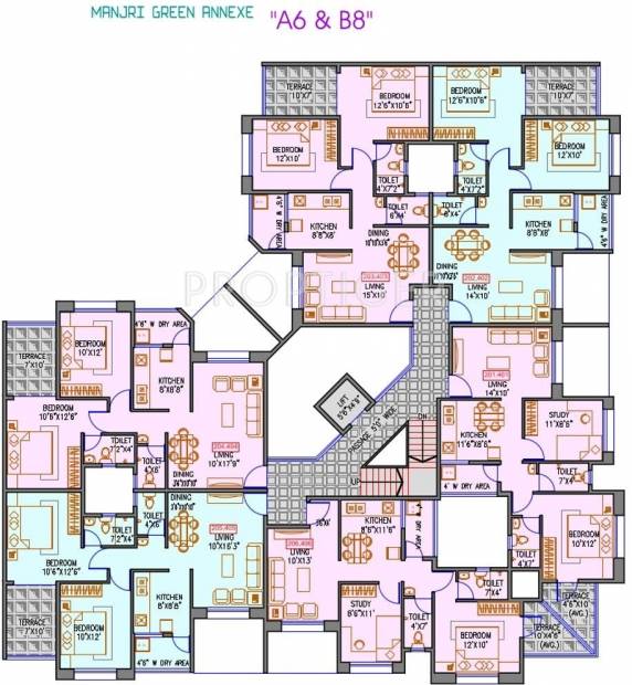  manjari-greens-annexe Images for Cluster Plan of Magnus Manjri Greens Annexe