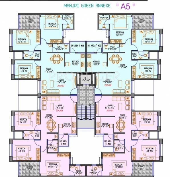  manjari-greens-annexe Images for Cluster Plan of Magnus Manjri Greens Annexe