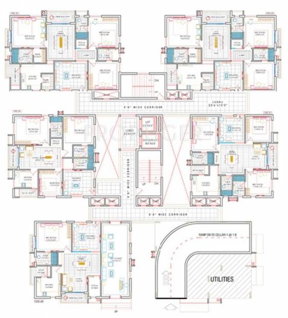  rythme Tower B Cluster Plan