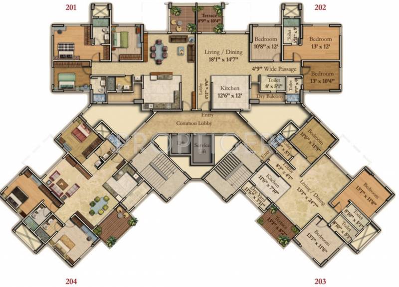 Images for Cluster Plan of Kumar Princetown Royal