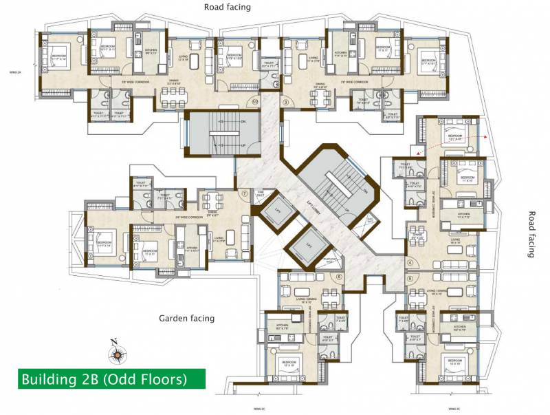 Images for Cluster Plan of Kalpataru Hills