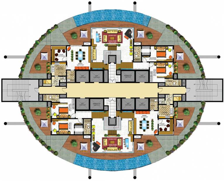 Images for Cluster Plan of Indiabulls Sky