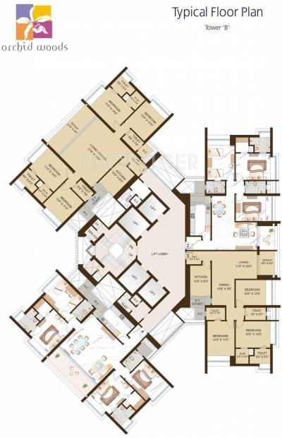 Images for Cluster Plan of DB Realty Orchid Woods