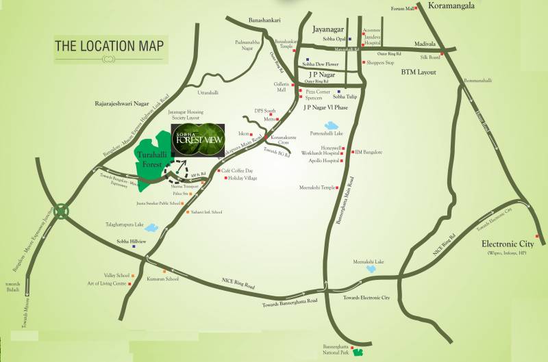  forest-view Images for Location Plan of Sobha Forest View