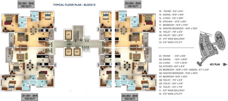  serenity Images for Cluster Plan of Mantri Serenity