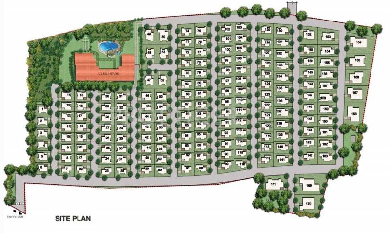  serenity Images for Site Plan of Adarsh Serenity