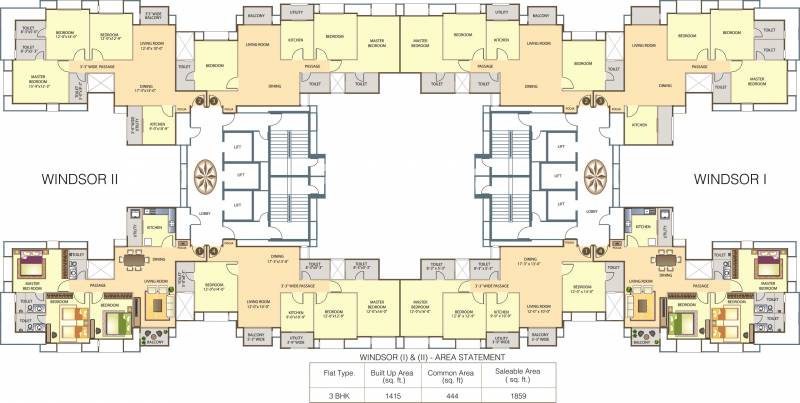  parks-apartment Images for Cluster Plan of Hiranandani Parks Apartment