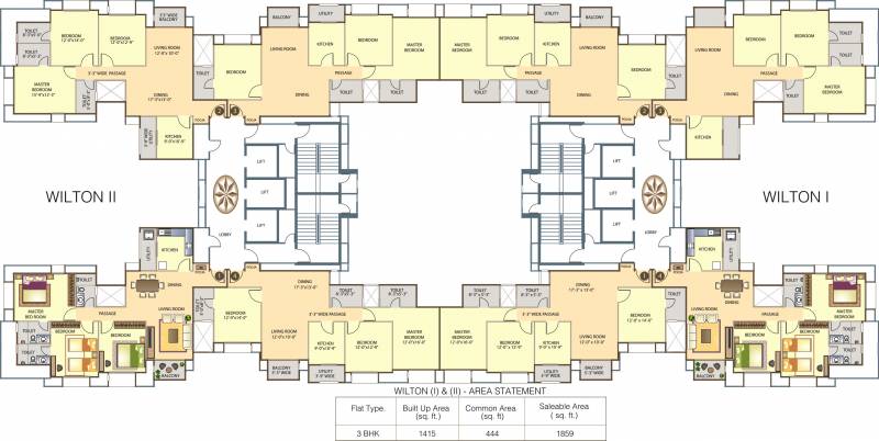  parks-apartment Images for Cluster Plan of Hiranandani Parks Apartment