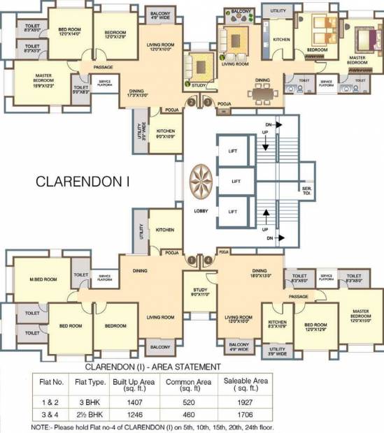  parks-apartment Images for Cluster Plan of Hiranandani Parks Apartment