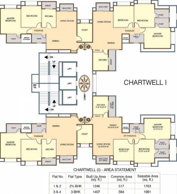  parks-apartment Images for Cluster Plan of Hiranandani Parks Apartment