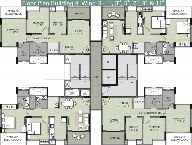  serenity Images for Cluster Plan of Kalpataru Serenity