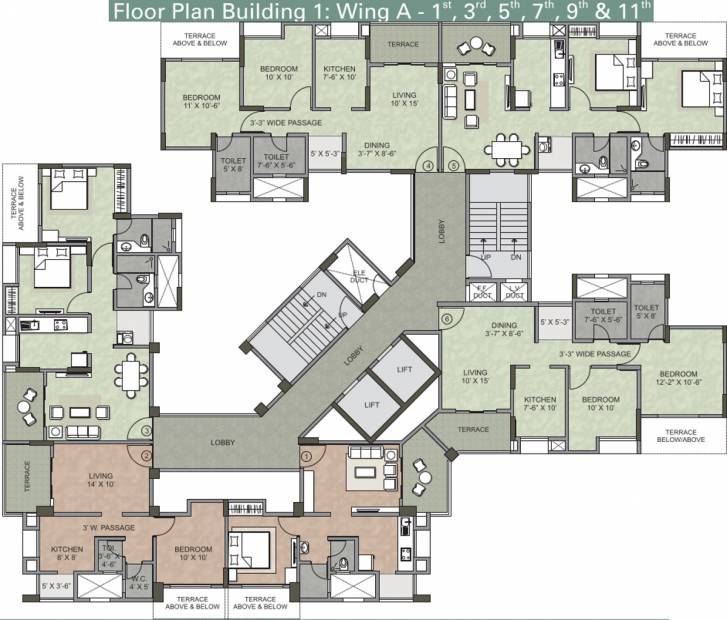  serenity Images for Cluster Plan of Kalpataru Serenity
