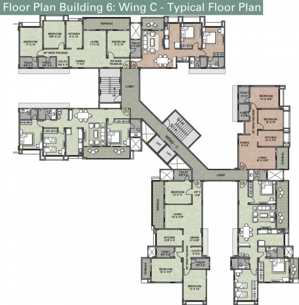  serenity Images for Cluster Plan of Kalpataru Serenity