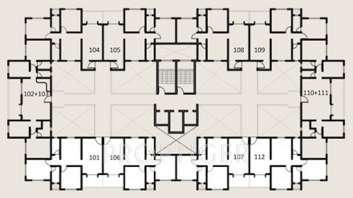 Images for Cluster Plan of Kolte Patil IVY Botanica