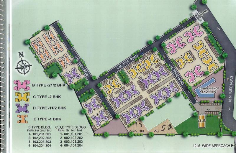 Images for Layout Plan of Usha Chhaya Niwas Apartments