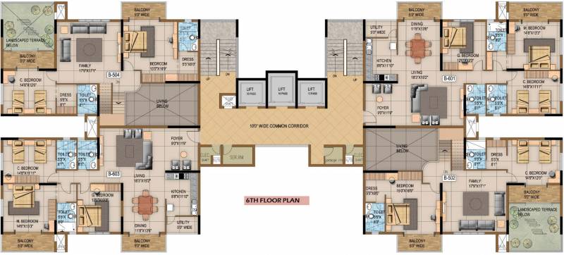 Images for Cluster Plan of Salarpuria Sattva Luxuria