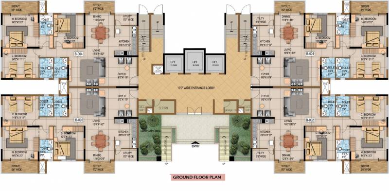 Images for Cluster Plan of Salarpuria Sattva Luxuria