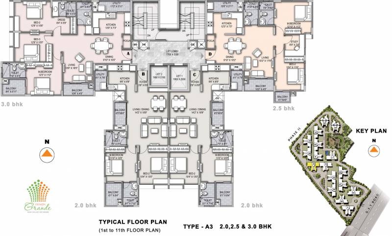 Images for Cluster Plan of Olympia Grande
