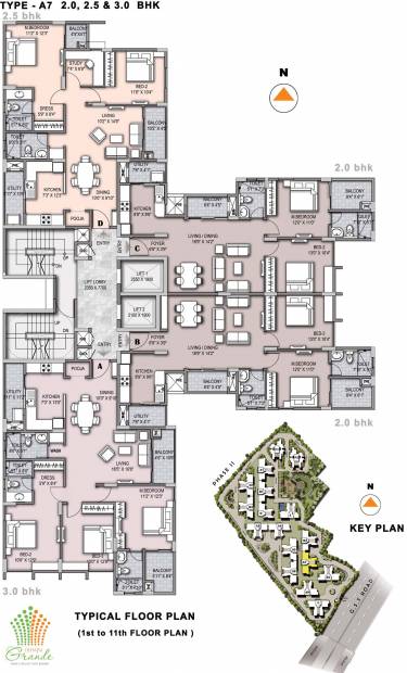 Images for Cluster Plan of Olympia Grande