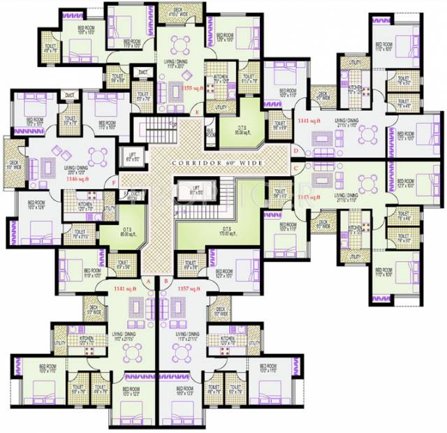  lotus-pond Images for Cluster Plan of Vijay Lotus Pond