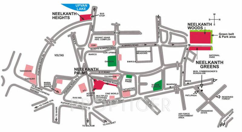  palms Images for Location Plan of Neelkanth Palms