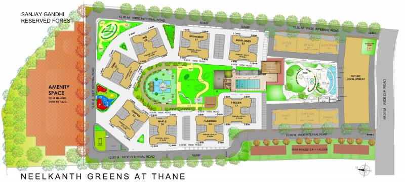  greens Images for Layout Plan of Neelkanth Greens