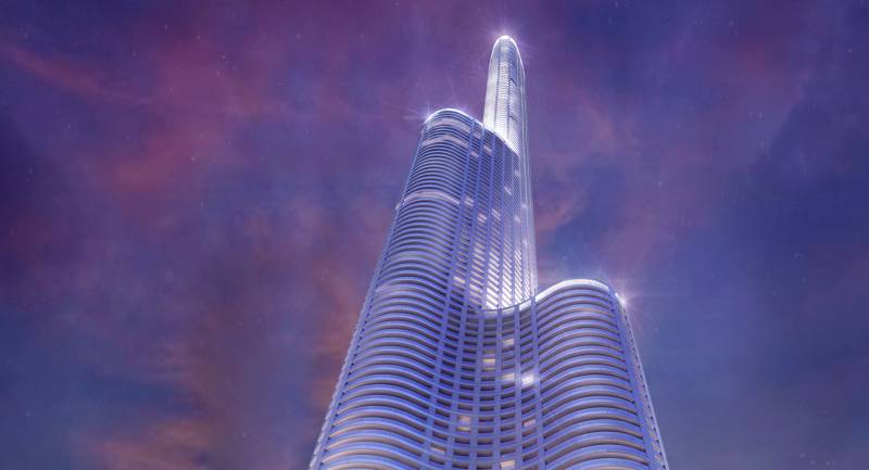  world-crest Images for Elevation of Lodha World Crest