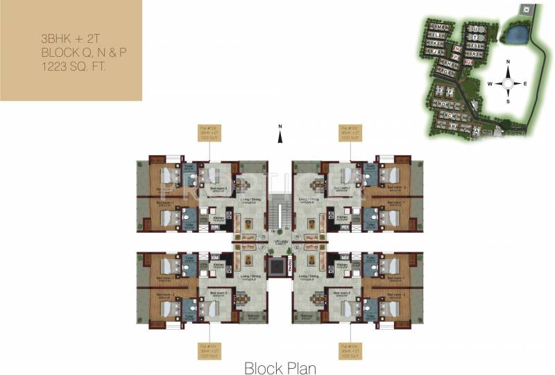  living-spaces Images for Cluster Plan of S And P Living Spaces