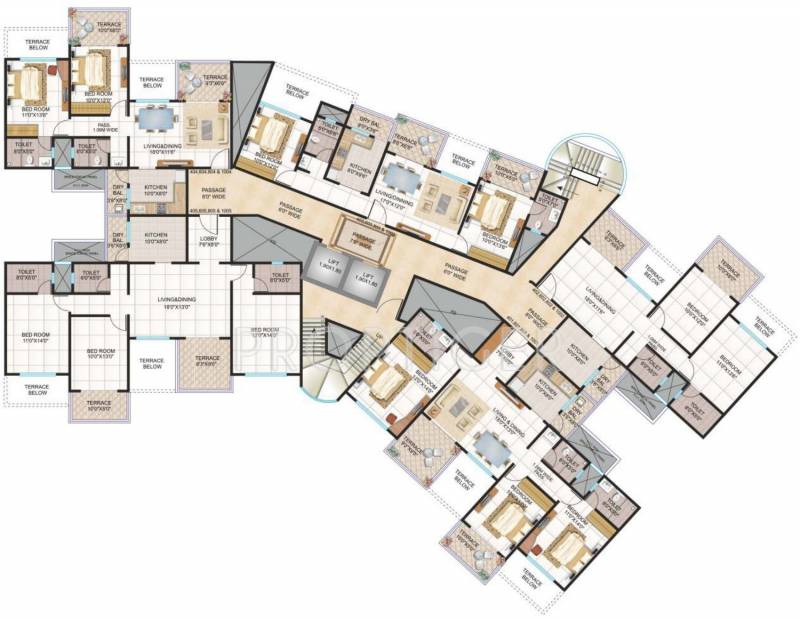 Images for Cluster Plan of Kolte Patil Beryl