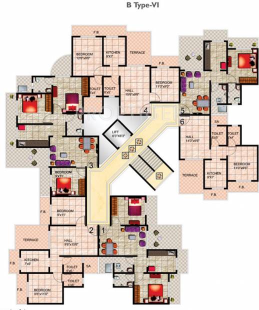 Images for Cluster Plan of Mohan Suburbia