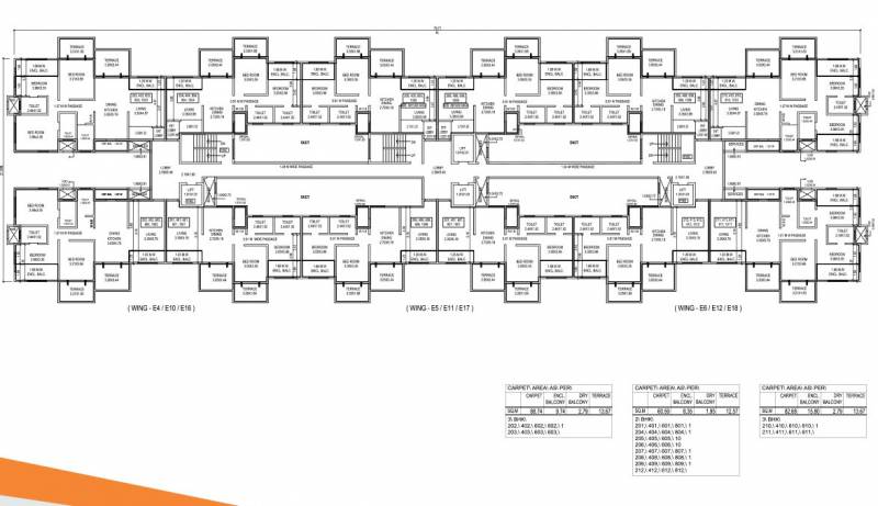  ivy-apartments Block E4 Cluster Plan