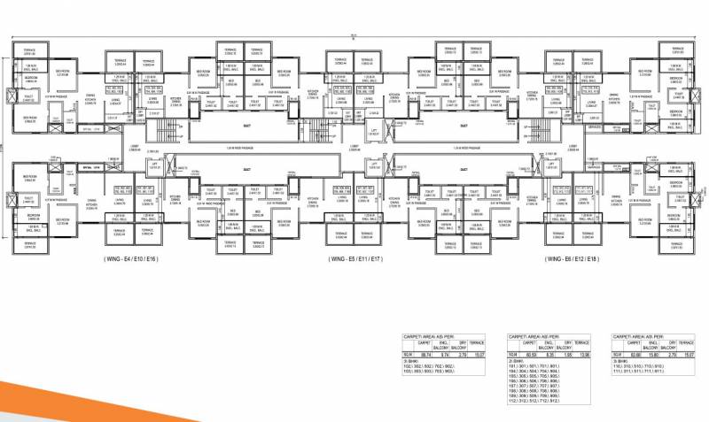  ivy-apartments Block E4 Cluster Plan