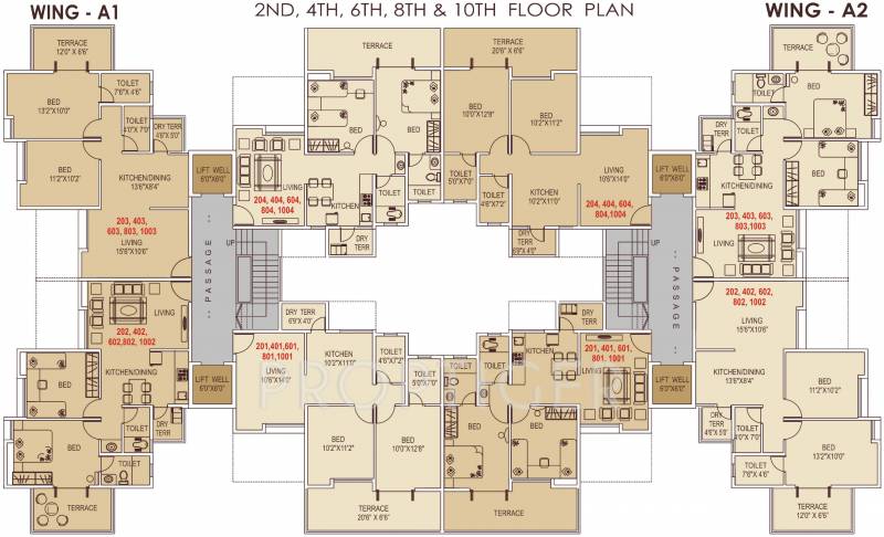 Images for Cluster Plan of Pushpganga Properties Atharva Ganga