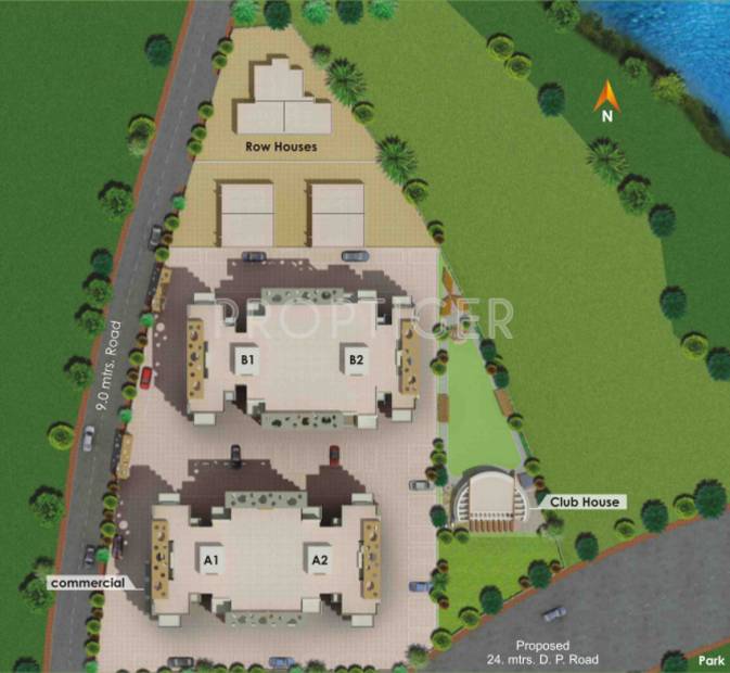 Images for Layout Plan of Pushpganga Properties Atharva Ganga