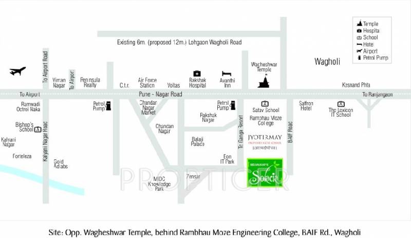  solacia Images for Location Plan of Belvalkar Solacia