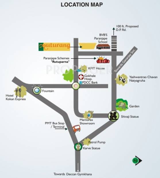 Images for Location Plan of Paranjape Ruturang E