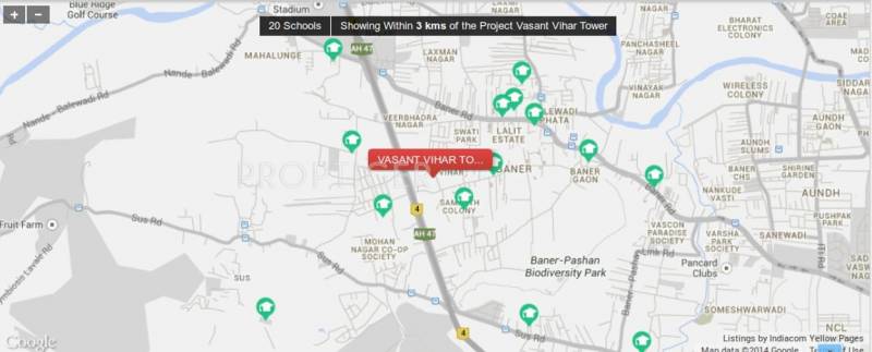 Images for Location Plan of Paranjape Vasant Vihar Towers