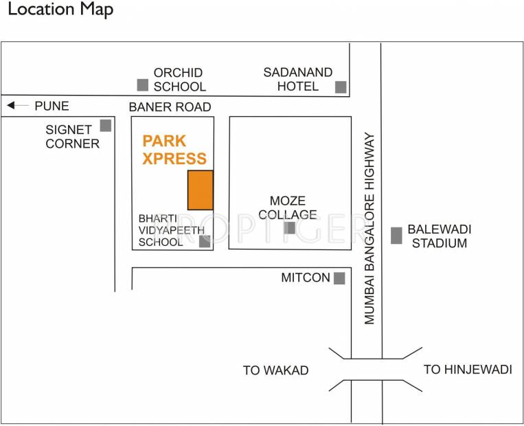  park-xpress Images for Location Plan of Pride Purple Park Xpress