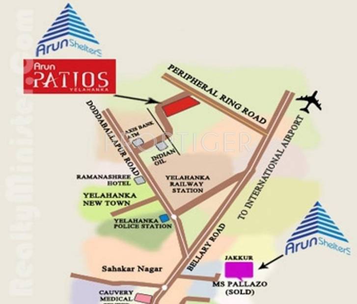  patios Images for Location Plan of Arun Shelters Patios