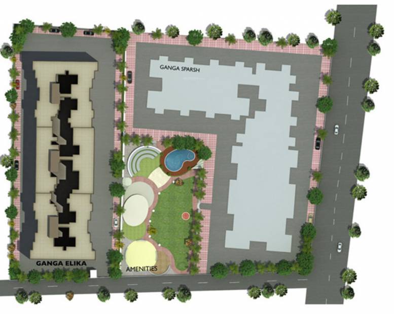  elika Images for Layout Plan of Goel Ganga Elika