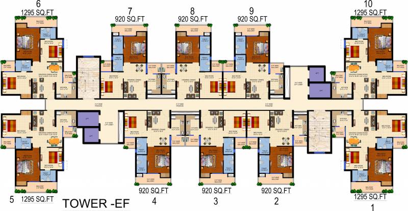 Images for Cluster Plan of Ajnara Panorama