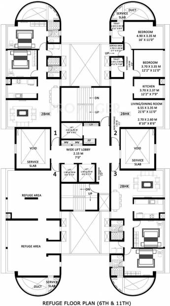  platinum Tower 2 Cluster Plan